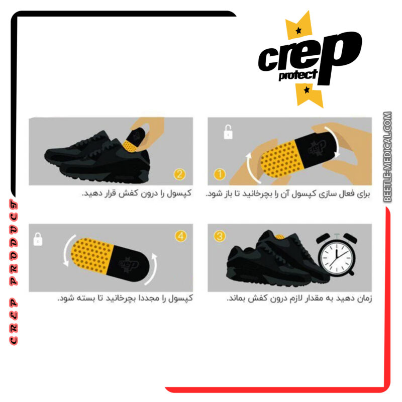 قرص خوشبوکننده کفش کرپ