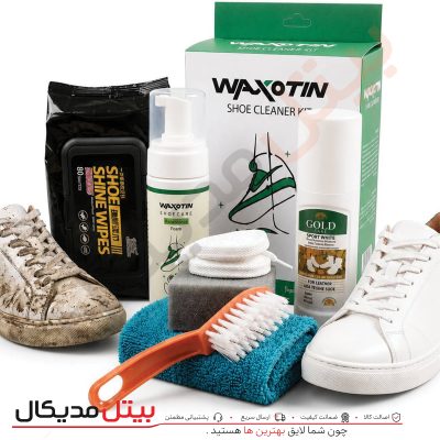 ست تمیزکننده کفش سفید | کیت کامل مراقبت، تمیزکنندگی و سفیدکنندگی کفش